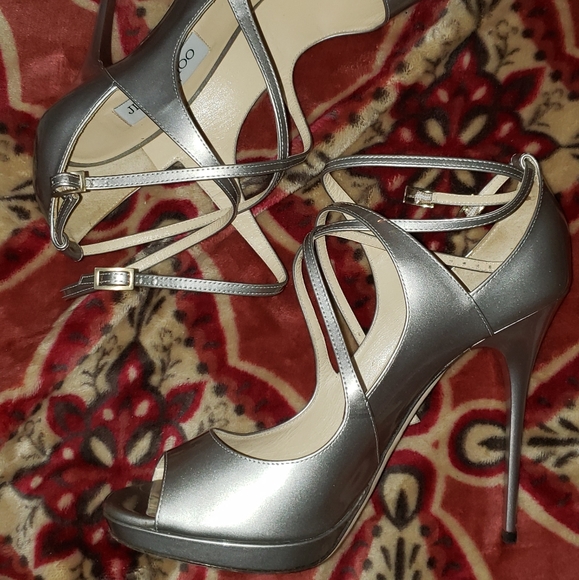 Jimmy Choo Atlas Platform Heels - Picture 2 of 6